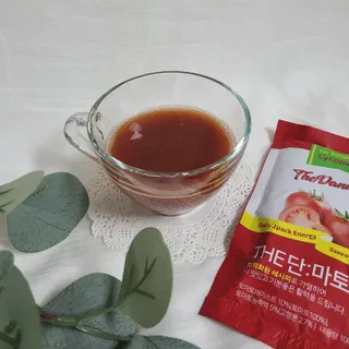 제이제이바이오 더단마토 프리미엄주스 100ml 30팩입 - 무설탕 스테비아 토마토즙 — 5점을 준 리뷰어가 2021년 11월 올린 사용 사진