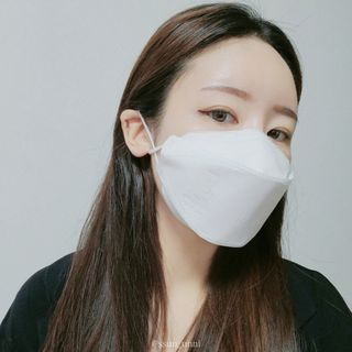 [숨그림] 3D 입체형, 짱구, 무직타이거, 빨강머리앤 우리아이 그리고 내가 쓰는 믿을수있는 케릭터 마스크 — 5점을 준 리뷰어가 2021년 9월 올린 사용 사진