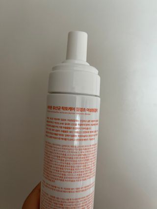 MF프리 [닥터문] 유산균 락토케어 질경초 여성청결제 200ml (폼타입) — 4점을 준 리뷰어가 2022년 6월 올린 사용 사진