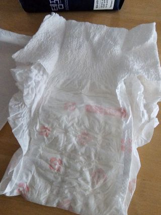 N[템포 ] 패드 내추럴 순면 입는 오버나이트 5P * 2개 — 5점을 준 리뷰어가 2024년 2월 올린 사용 사진