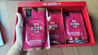 광동생활건강 [광동]진하고 깊은 풍미, 광동 보감쌍화진액 100mL * 18포 — 5점을 준 리뷰어가 2024년 8월 올린 사용 사진
