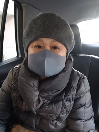 [에이블밤부] 리퓨어 쿠퍼 마스크 10color — 5점을 준 리뷰어가 2021년 2월 올린 사용 사진