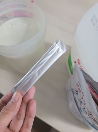 하나마이 [BEST 판매율 1위] 카스피해 유산균 종균_발효기가 필요없이 간편하게 만들어 먹는 요거트 생유산균 — 5점을 준 리뷰어가 2023년 3월 올린 사용 사진