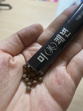 새롬바이오 리생 [미쾌변] 차전자피 식이섬유 건강기능식품 3팩 — 5점을 준 리뷰어가 2021년 6월 올린 사용 사진
