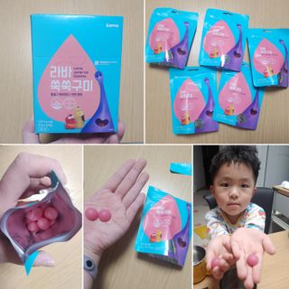푸름웰니스 라바 쑥쑥구미 36g — 5점을 준 리뷰어가 2022년 3월 올린 사용 사진