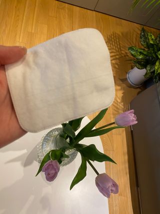 디어엘로디 프리미엄 유기농 베이비 솜티슈 40매 3 + 1 PACK — 5점을 준 리뷰어가 2021년 3월 올린 사용 사진