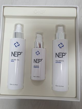 SOONWITH 순위드 NEP+ 스킨케어 3종 세트 — 2.5점을 준 리뷰어가 2021년 4월 올린 사용 사진