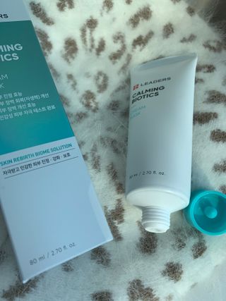리더스코스메틱 리더스 카밍 바이오틱스 크림 마스크 — 5점을 준 리뷰어가 2021년 2월 올린 사용 사진