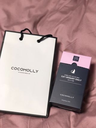 코코몰리 고양이 구강• 헤어볼 데일리 /신장• 요로 데일리 — 5점을 준 리뷰어가 2021년 1월 올린 사용 사진