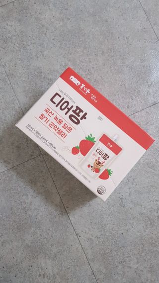 [몸엔용] 우리 아이 건강간식, 달콤한 녹용곤약젤리 디어팡 4종 — 5점을 준 리뷰어가 2021년 8월 올린 사용 사진