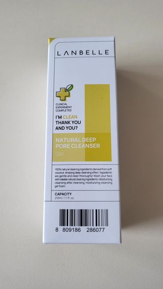 랑벨 내츄럴 딥 포어 클렌저 210ml (저자극 약산성 천연 클렌징 젤) — 4.5점을 준 리뷰어가 2022년 3월 올린 사용 사진