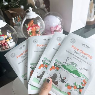 세뚜아(Cettua) 나우[세뚜아] 포어 클리어링 마스크 Cettua Pore Clearing facial mask 4매 — 4점을 준 리뷰어가 2024년 2월 올린 사용 사진