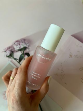 산다화 더블 이펙트 안티 링클 세럼 50ml — 5점을 준 리뷰어가 2023년 3월 올린 사용 사진