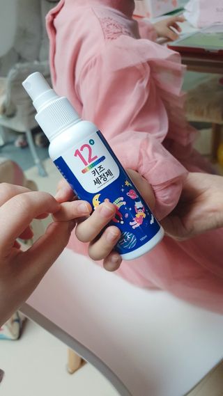 셀바이져 항균 스프레이 핸드워시 + 키즈세정제 SET — 5점을 준 리뷰어가 2021년 1월 올린 사용 사진