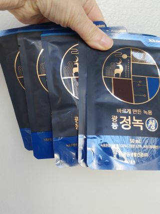 광동생활건강 [광동] 바르게 만든 녹용, 광동정녹청 — 5점을 준 리뷰어가 2021년 11월 올린 사용 사진