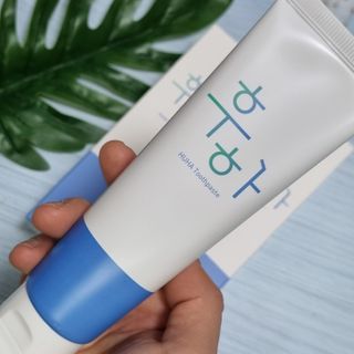 [심폐소생소] 무불소 임산부 천연 치약 — 5점을 준 리뷰어가 2021년 11월 올린 사용 사진