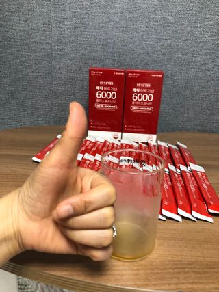 메타아르기닌 GC녹십자웰빙 메타 아르기닌 6000 플러스 오르니틴 — 5점을 준 리뷰어가 2022년 5월 올린 사용 사진