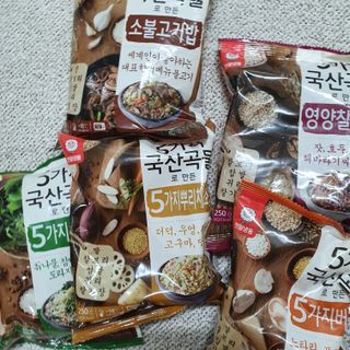 천일식품 5가지 국산 곡물로 만든 5가지 나물밥 — 5점을 준 리뷰어가 2021년 5월 올린 사용 사진