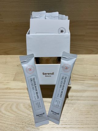 세렌디뷰티_이너뷰티 티톡스 로즈 베리 — 5점을 준 리뷰어가 2021년 3월 올린 사용 사진