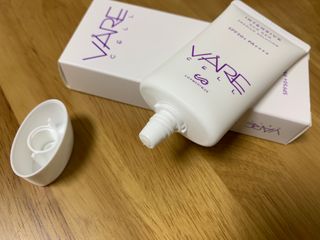 바르셀 톤업 무기자차 자외선차단제 순한 선크림 인텐시브 선 젠 50ml — 5점을 준 리뷰어가 2021년 11월 올린 사용 사진
