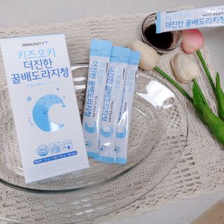 [이뮤니티플러스]우리아이 면역오키, 건강오키 _ 키즈오키 더진한꿀배도라지청 10포 1box — 5점을 준 리뷰어가 2022년 1월 올린 사용 사진