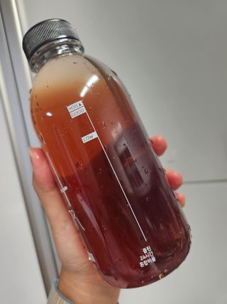 클린24시간 1BOX(5포) + 전용보틀(500ml) — 5점을 준 리뷰어가 2022년 10월 올린 사용 사진