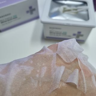 바노바기 코스메틱 바노바기 밀크씨슬 리페어 시카 폼 클렌저 플러스 120ml + 퀵 마스크 플러스 30매 — 5점을 준 리뷰어가 2023년 7월 올린 사용 사진