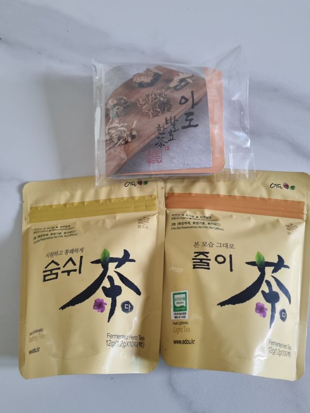 이도발효한차 2종 줄이다 10티백+숨쉬다 10티백 리뷰 사진