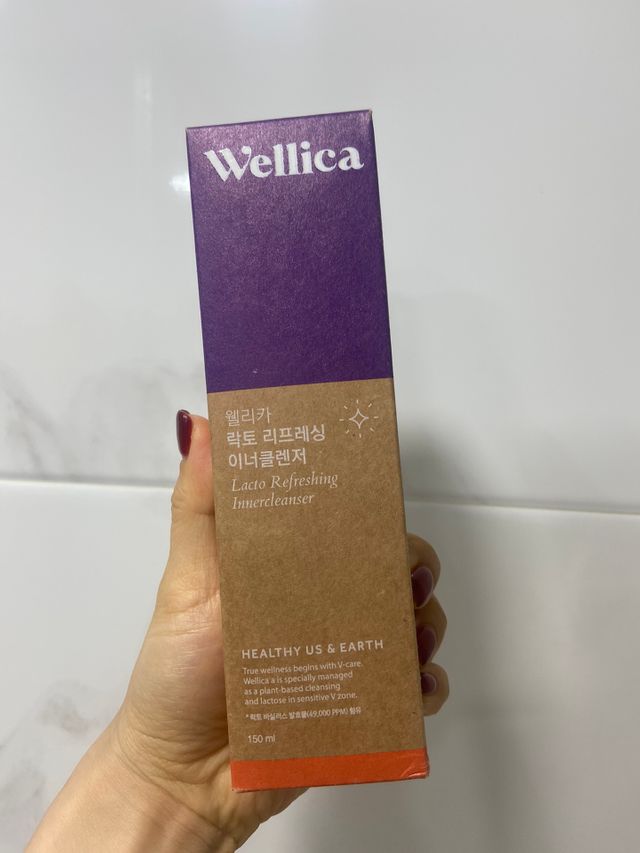 웰리카 락토 리프레싱 이너클렌저 리뷰 사진