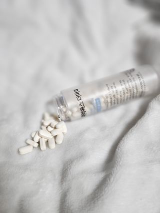 [큐라에스] 뮤신콜라겐 더마3 76.8(1개월분) — 5점을 준 리뷰어가 2023년 12월 올린 사용 사진