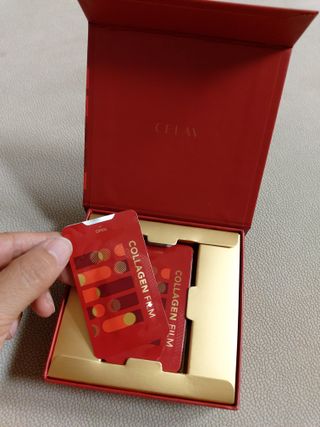 프리마인 귀족의 콜라겐, 92배 흡수율. 럭셔리 프리미엄 셀라브 콜라겐필름 30매 — 4점을 준 리뷰어가 2021년 9월 올린 사용 사진