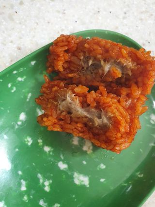 삼양냉동 [삼양] 불닭참치마요구운주먹밥+불닭볶음김치구운주먹밥 2세트구성 — 5점을 준 리뷰어가 2021년 2월 올린 사용 사진