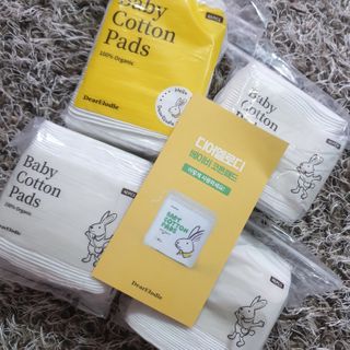 디어엘로디 프리미엄 유기농 베이비 솜티슈 40매 3 + 1 PACK — 5점을 준 리뷰어가 2021년 2월 올린 사용 사진