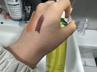 스킨큐어 산다화 순한 클렌징 동백 오일 200ml — 5점을 준 리뷰어가 2023년 4월 올린 사용 사진