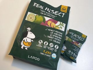 [푸디웜] 라포그  리얼인섹트 웨이트밸런스 저알러지 강아지 사료  1.2KG — 5점을 준 리뷰어가 2022년 7월 올린 사용 사진