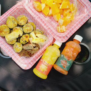 탐라원 제주의 맛, 몬딱주스 4종세트 - 한라봉몬딱주스, 천혜향몬딱주스, 청귤에이드, 당근몬딱주스 — 3.5점을 준 리뷰어가 2021년 8월 올린 사용 사진