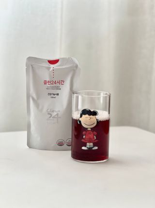클린24시간 1BOX(5포) + 전용보틀(500ml) — 5점을 준 리뷰어가 2023년 1월 올린 사용 사진