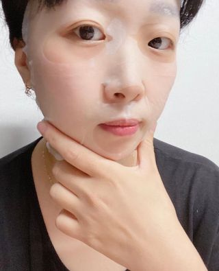 에이스노 레스큐 부스트 하이드레이션 시트마스크 — 5점을 준 리뷰어가 2021년 10월 올린 사용 사진