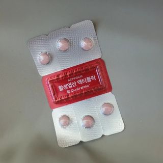 [리노브] 4세대 활성엽산 액티폴릭 270mg x 30정 — 5점을 준 리뷰어가 2022년 8월 올린 사용 사진