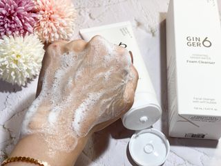 GINGER6 하이드레이팅 진저 워터 폼클렌징 — 4점을 준 리뷰어가 2021년 10월 올린 사용 사진