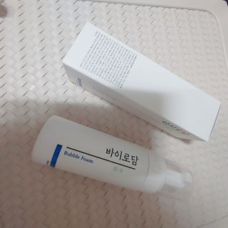 [바이로담] 저자극 약산성버블 폼 폼클렌징 150ml — 4점을 준 리뷰어가 2021년 3월 올린 사용 사진