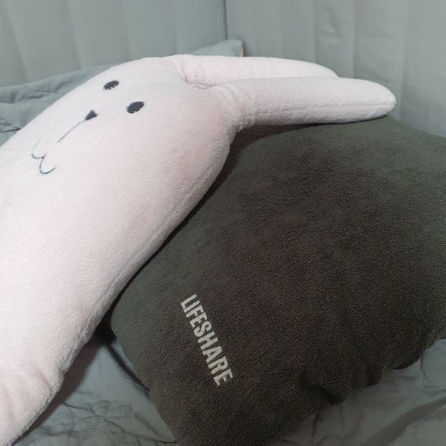 생활공유 퀵타월베개커버 리뷰 사진