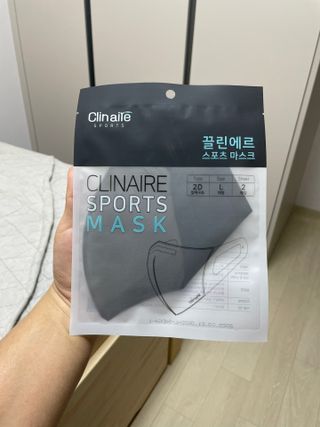 끌린에르 스포츠 귀편한 새부리형 마스크 (뉴컬러포함) — 5점을 준 리뷰어가 2022년 5월 올린 사용 사진