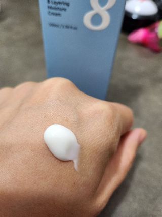 나우_ [리브엠]피부 속부터 겹겹이, 촘촘하게! 워터핏8중 수분착붙 크림 — 4점을 준 리뷰어가 2025년 1월 올린 사용 사진