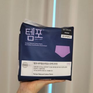 N[템포 ] 패드 내추럴 순면 입는 오버나이트 5P * 2개 — 5점을 준 리뷰어가 2024년 2월 올린 사용 사진