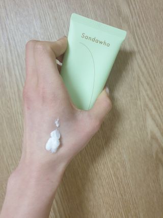 스킨큐어 산다화 울트라 젠틀 약산성 세안제 — 4점을 준 리뷰어가 2023년 3월 올린 사용 사진