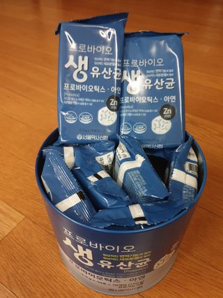 서울약사신협_프로바이오생유산균_2.5G x 100포 — 5점을 준 리뷰어가 2021년 4월 올린 사용 사진