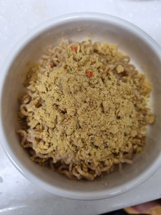 안심댕면 강아지라면 5봉지+쓰담쓰담 종합영양제 2스틱 샘플 증정 — 5점을 준 리뷰어가 2022년 8월 올린 사용 사진