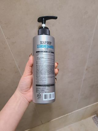 다슈코리아 다슈 데일리 두피 딥 클렌징 샴푸 500ml — 5점을 준 리뷰어가 2021년 2월 올린 사용 사진