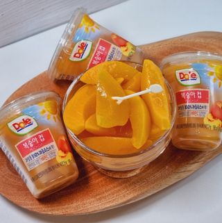 돌 MF[Dole] 파인애플컵/망고컵/복숭아컵 198g 6입X1박스 (맛 1가지 랜덤 발송) — 5점을 준 리뷰어가 2024년 10월 올린 사용 사진